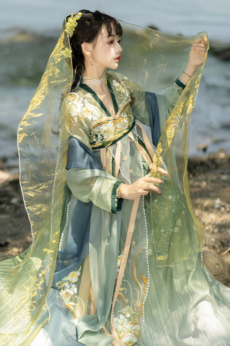 Ouji Fashion Set - Multi-color Chinese Style, Multi-Color, High Waist, Embroidered - additional product view 5