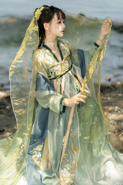 Ouji Fashion Set - Multi-color Chinese Style, Multi-Color, High Waist, Embroidered - additional product view 5