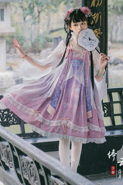 Ouji Fashion Set - Original Chinese Han Elements, 3 Colors, Printed, Sweet Style - additional product view 2