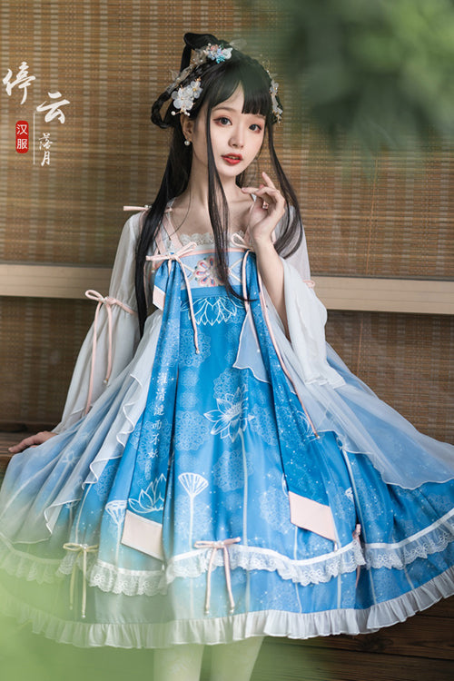 Ouji Fashion Set - Original Chinese Han Elements, 3 Colors, Printed, Sweet Style - additional product view 6