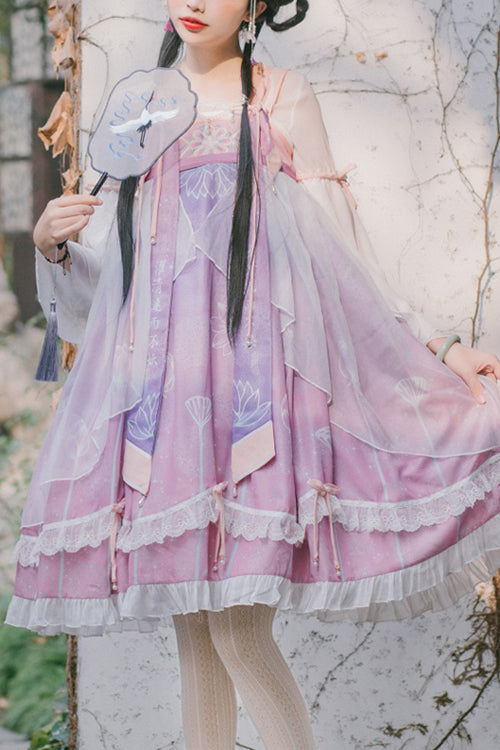 Ouji Fashion Set - Original Chinese Han Elements, 3 Colors, Printed, Sweet Style - main product image