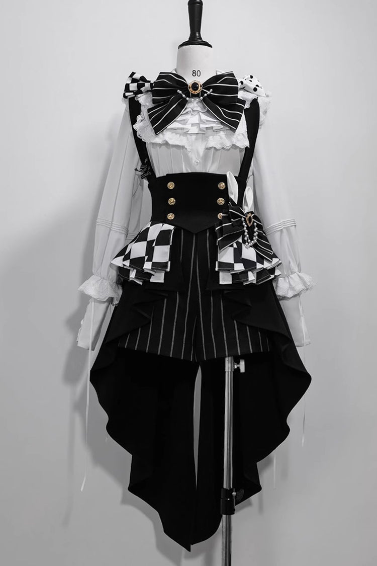 Ouji Lolita Blouse - Pure Color Rabbit Theater, White - Tea Party Coordinate Shirt - additional product view 4