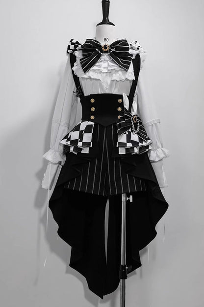 Ouji Lolita Blouse - Pure Color Rabbit Theater, White - Tea Party Coordinate Shirt - additional product view 4