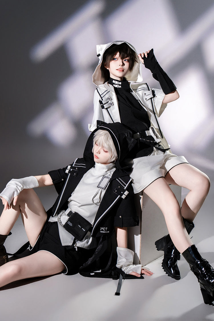 Ouji Prince Fashion Blouse - Functional Style Stand Collar, White, Stand Collar - additional product view 15