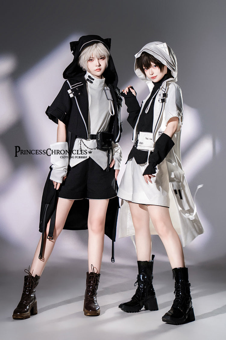 Ouji Prince Fashion Blouse - Functional Style Stand Collar, White, Stand Collar - additional product view 16