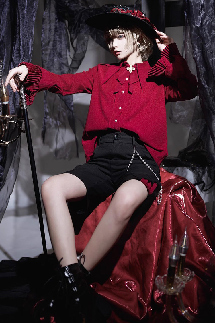 Ouji Prince Fashion Blouse - Princess Chronicles The Unknown, 3 Colors, Gothic Style - additional product view 3