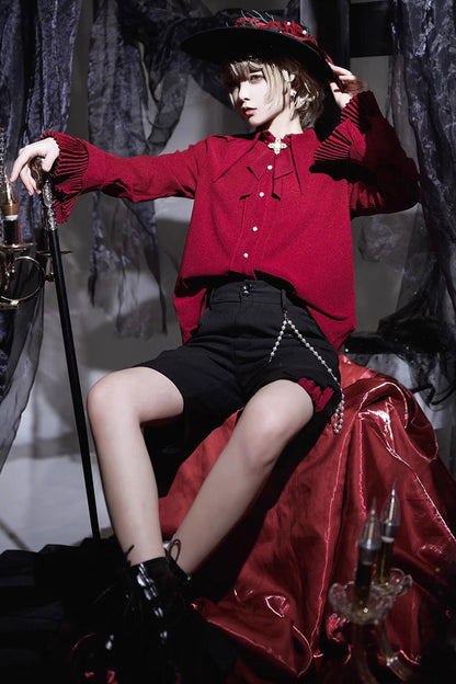 Ouji Prince Fashion Blouse - Princess Chronicles The Unknown, 3 Colors, Gothic Style - additional product view 3