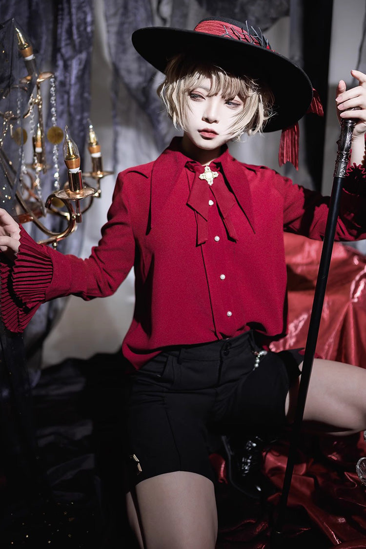 Ouji Prince Fashion Blouse - Princess Chronicles The Unknown, 3 Colors, Gothic Style - additional product view 5