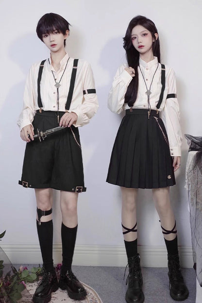 Ouji Prince Fashion Blouse - Seven Deadly Sins, White, Gothic Style - additional product view 4