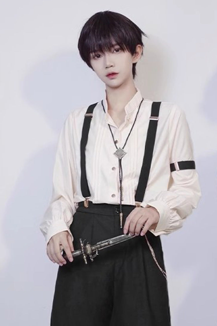 Ouji Prince Fashion Blouse - Seven Deadly Sins, White, Gothic Style - main product image