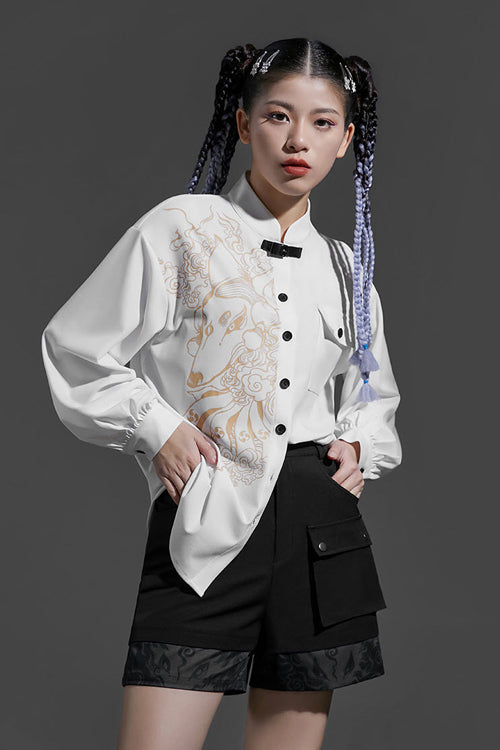 Ouji Prince Fashion Blouse - The Unknown Master Qi, 2 Colors - additional product view 2