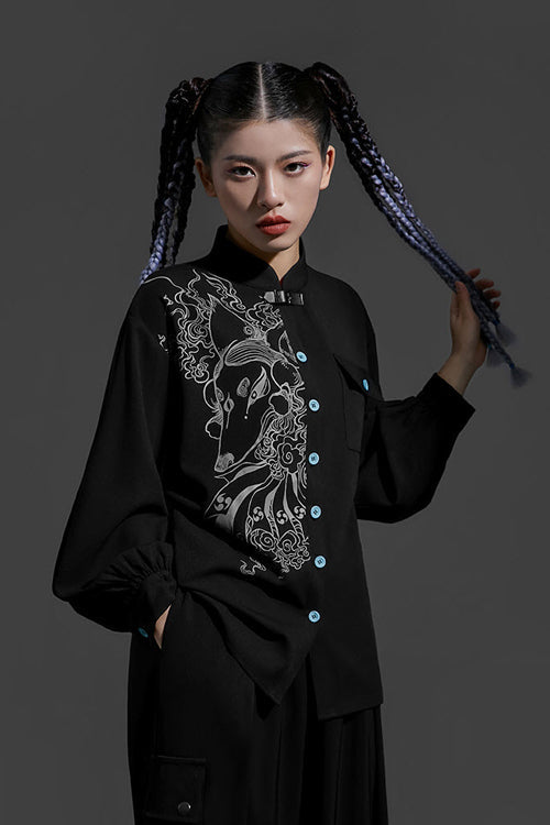 Ouji Prince Fashion Blouse - The Unknown Master Qi, 2 Colors - additional product view 4