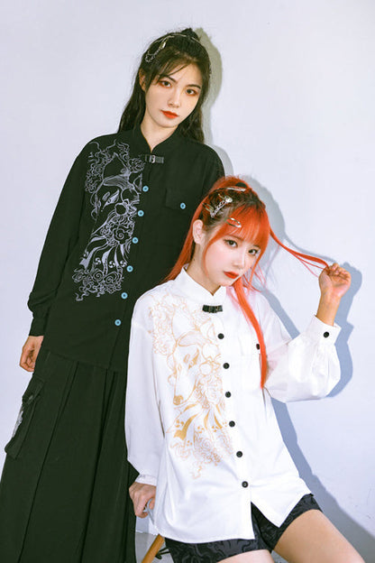 Ouji Prince Fashion Blouse - The Unknown Master Qi, 2 Colors - additional product view 6