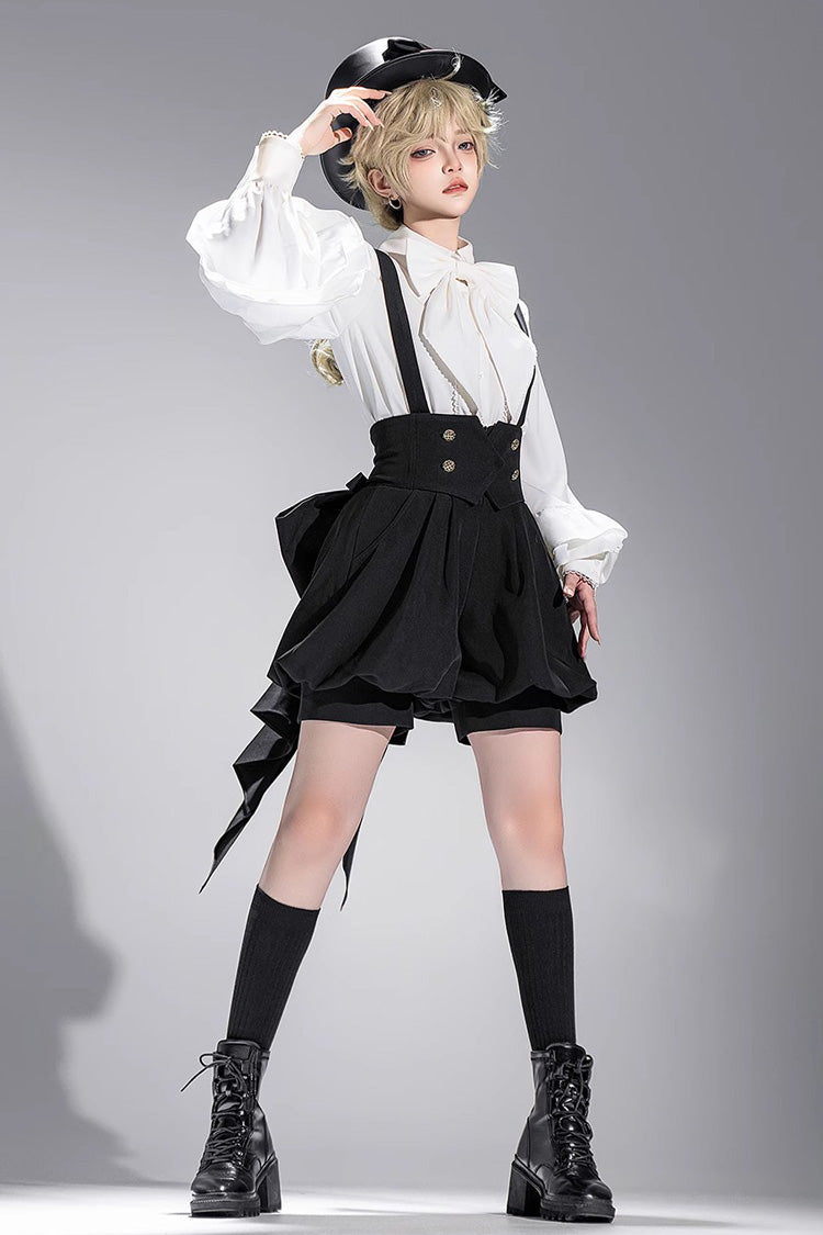 Ouji Prince Fashion Blouse - Vintage Elegant Prince, White, Long Sleeves - additional product view 2