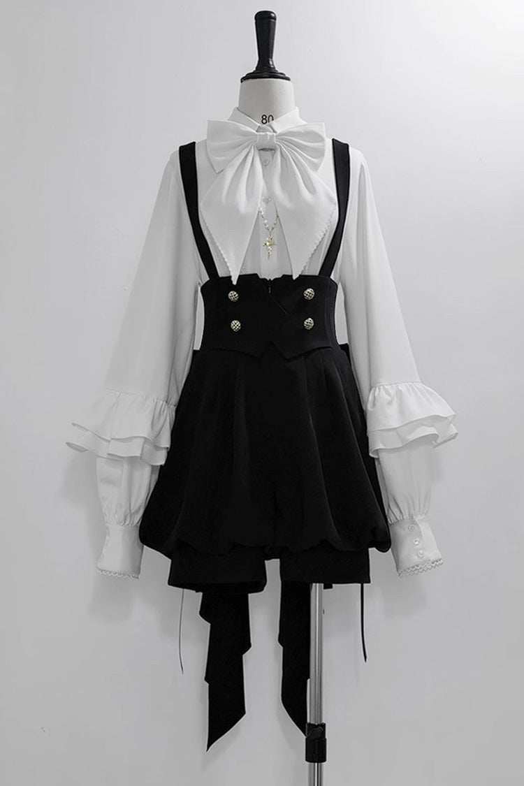 Ouji Prince Fashion Blouse - Vintage Elegant Prince, White, Long Sleeves - additional product view 4