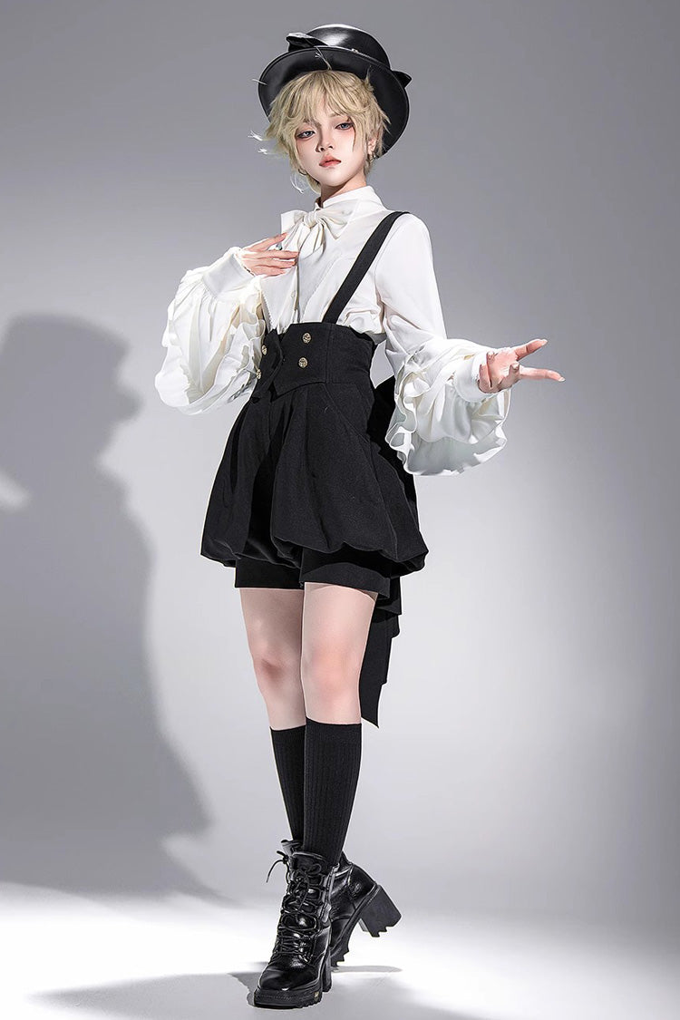 Ouji Prince Fashion Blouse - Vintage Elegant Prince, White, Long Sleeves - additional product view 5