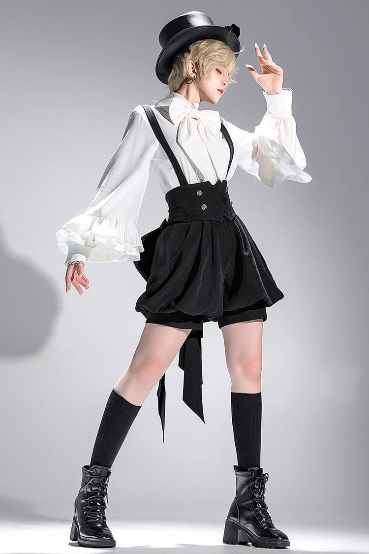 Ouji Prince Fashion Blouse - Vintage Elegant Prince, White, Long Sleeves - additional product view 7