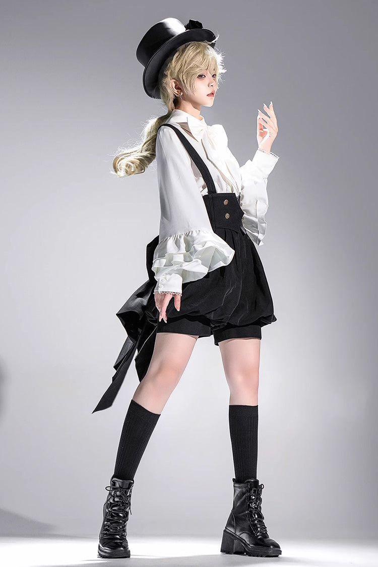 Ouji Prince Fashion Blouse - Vintage Elegant Prince, White, Long Sleeves - additional product view 8