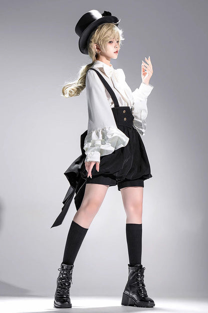 Ouji Prince Fashion Blouse - Vintage Elegant Prince, White, Long Sleeves - additional product view 8