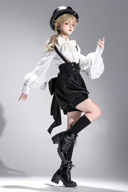 Ouji Prince Fashion Blouse - Vintage Elegant Prince, White, Long Sleeves - additional product view 9