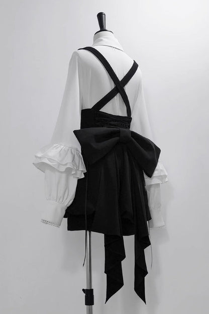 Ouji Prince Fashion Blouse - Vintage Elegant Prince, White, Long Sleeves - additional product view 12