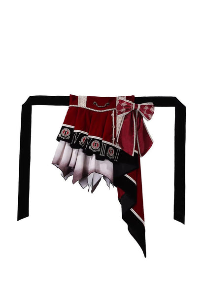 Punk T-Shirt - Burning Finale, 2 Colors, Classic Style, Embroidered - S Skirt(Only) / M Skirt(Only) / L Skirt(Only) option