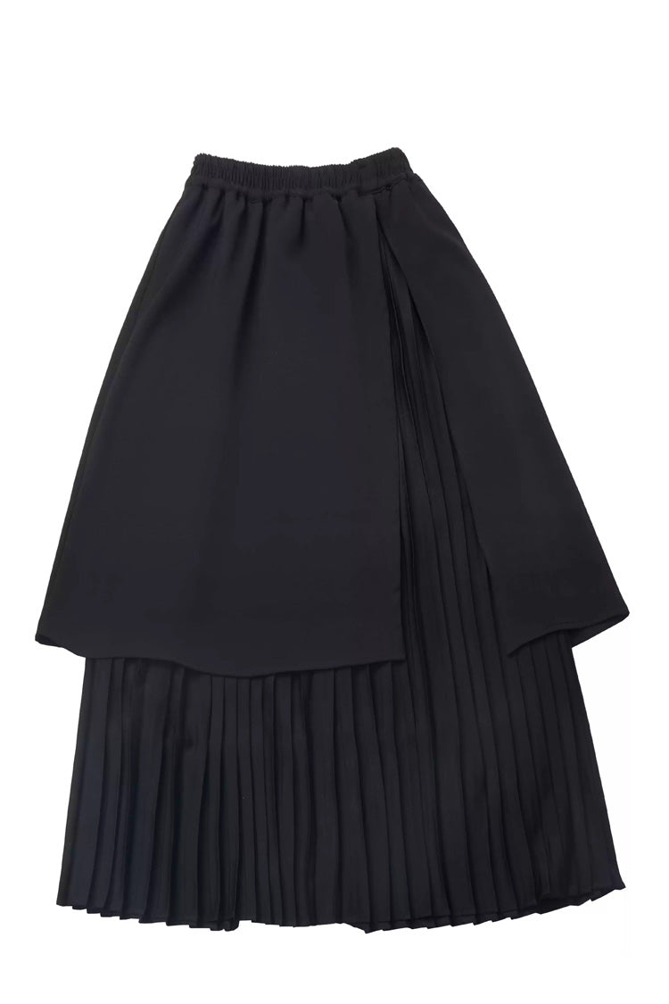 Punk T-Shirt - Moonlight Flowing, 2 Colors, Long Length, Short Length, Gothic Style - S Long Skirt / M Long Skirt / L Long Skirt option