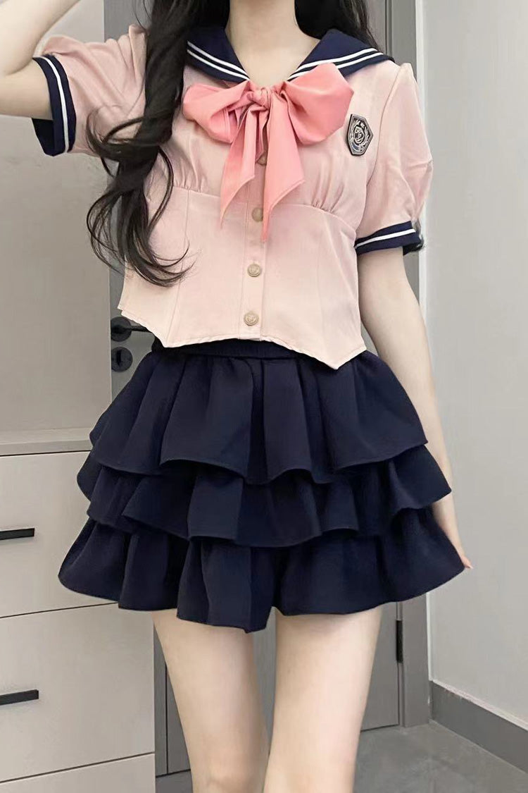Punk T-Shirt - Multi-layer Ruffle Bowknot, 4 Colors, Ruffled, Sweet Style, Bow Detail - additional product view 3