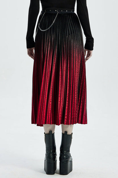 Ruffled Lolita Skirt - Black/red Metal Nails Metal, 2 Colors, Women's Style - additional product view 3