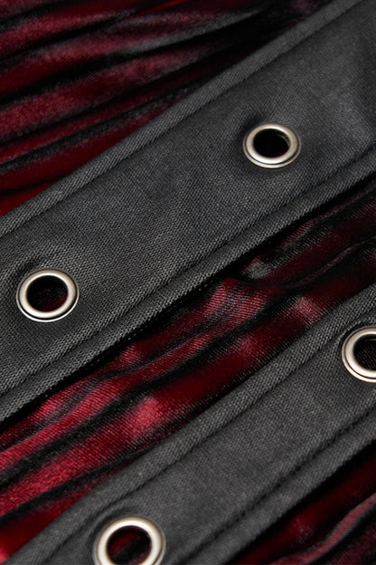 Ruffled Lolita Skirt - Black/red Metal Nails Metal, 2 Colors, Women's Style - additional product view 5