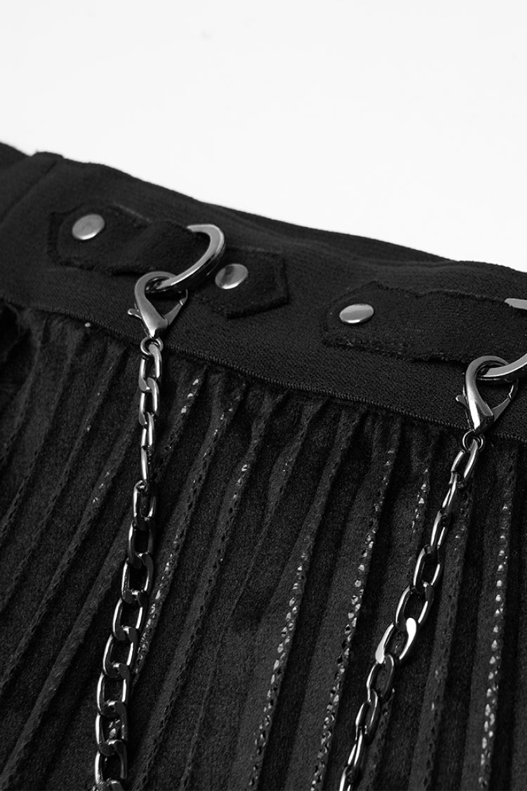 Ruffled Lolita Skirt - Black/red Metal Nails Metal, 2 Colors, Women's Style - additional product view 6