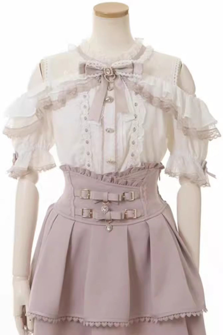 Ruffled Lolita Skirt - Double, 3 Colors, Bow Detail, Ruffled, Sweet Style - additional product view 5
