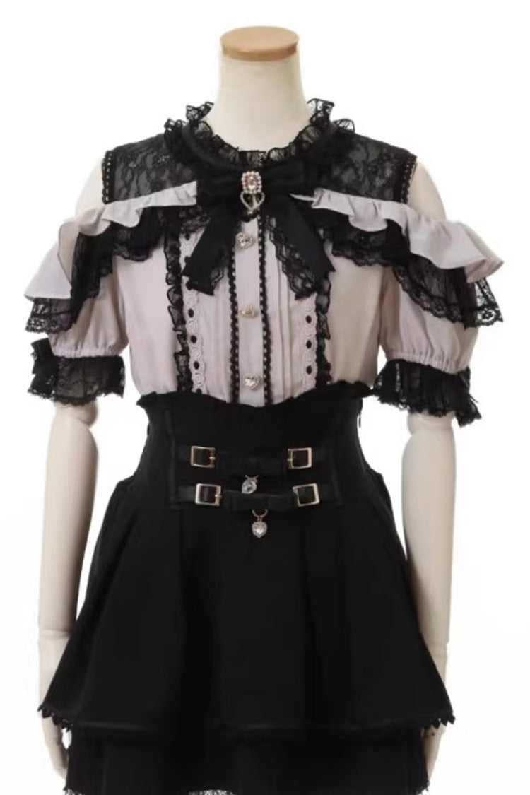 Ruffled Lolita Skirt - Double, 3 Colors, Bow Detail, Ruffled, Sweet Style - additional product view 9