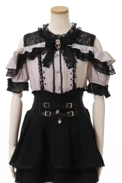 Ruffled Lolita Skirt - Double, 3 Colors, Bow Detail, Ruffled, Sweet Style - additional product view 9