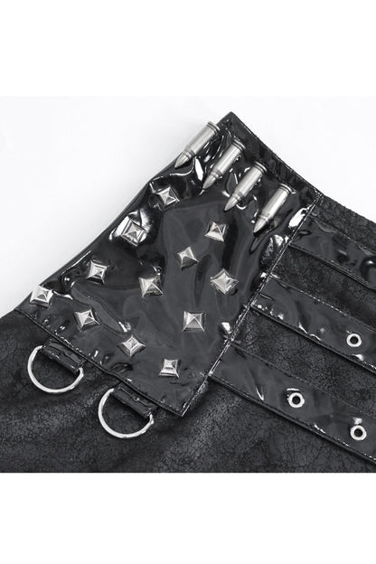 Ruffled Lolita Skirt - High Waisted Slim, Black, High Waist, Women's Style, Gothic Style - additional product view 8