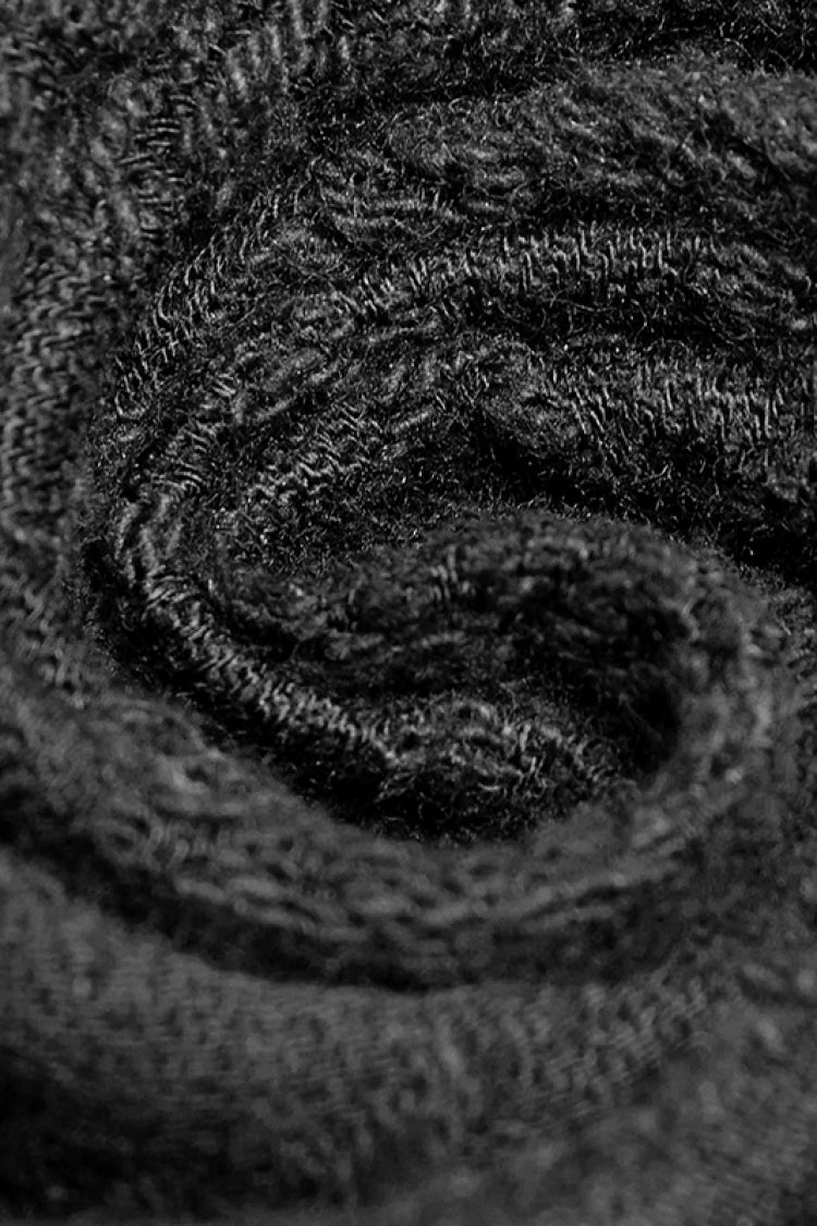 Ruffled Lolita Skirt - Jacquard, Black, Buckle Detail, Men's Style, Embroidered - additional product view 5
