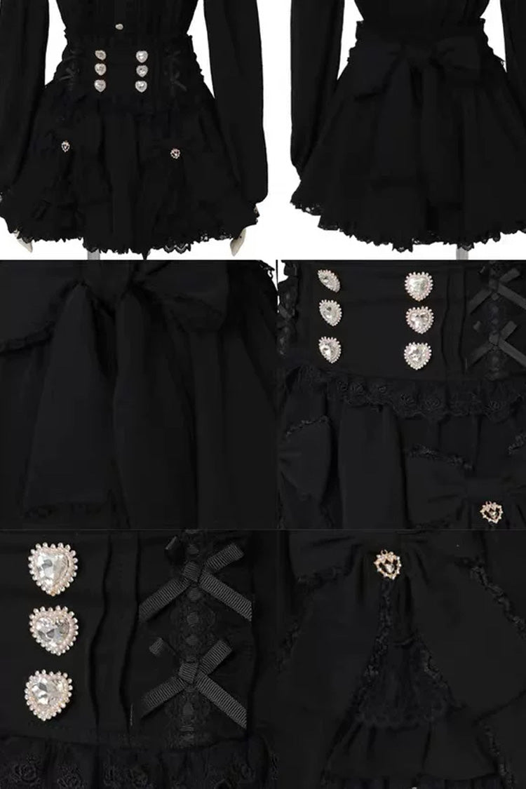 Ruffled Lolita Skirt - Jirai Kei Plaid Printed, 3 Colors, Plaid, Ruffled, Gothic Style - additional product view 6