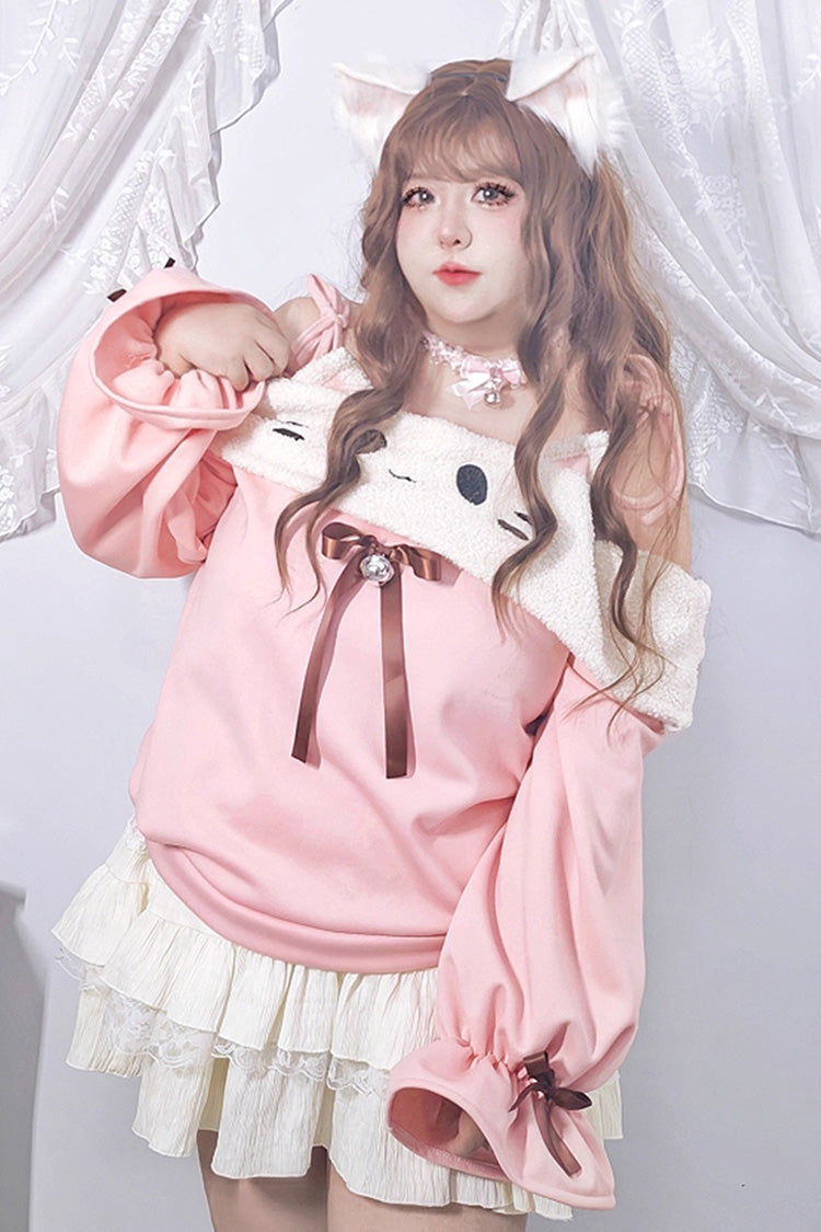Ruffled Lolita Skirt - Kitten, 2 Colors, Plus Size, Sweet Style, Lace Trim - additional product view 3