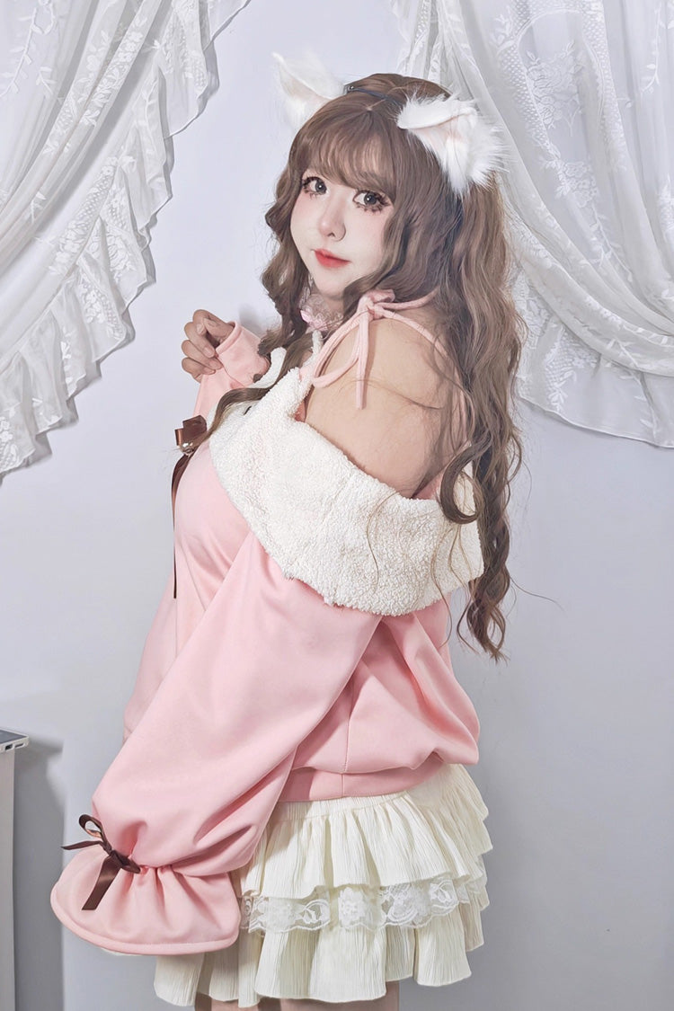 Ruffled Lolita Skirt - Kitten, 2 Colors, Plus Size, Sweet Style, Lace Trim - additional product view 5