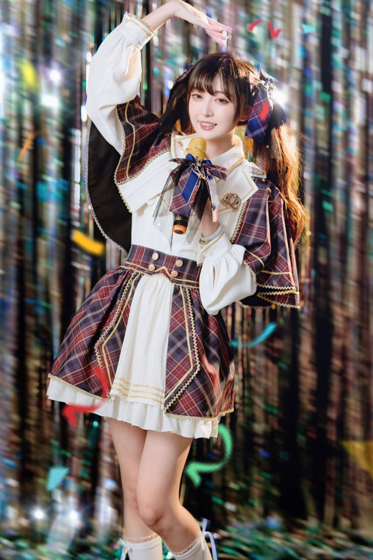 Ruffled Lolita Skirt - Little Idol Multi-color Plaid, Multi-Color, Plaid, Sweet Style - additional product view 9