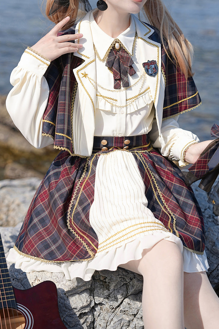 Ruffled Lolita Skirt - Little Idol Multi-color Plaid, Multi-Color, Plaid, Sweet Style - additional product view 11
