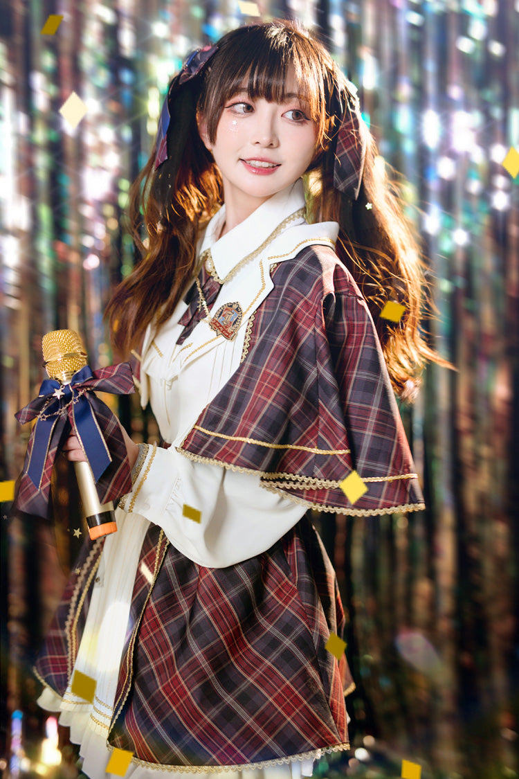 Ruffled Lolita Skirt - Little Idol Multi-color Plaid, Multi-Color, Plaid, Sweet Style - additional product view 12