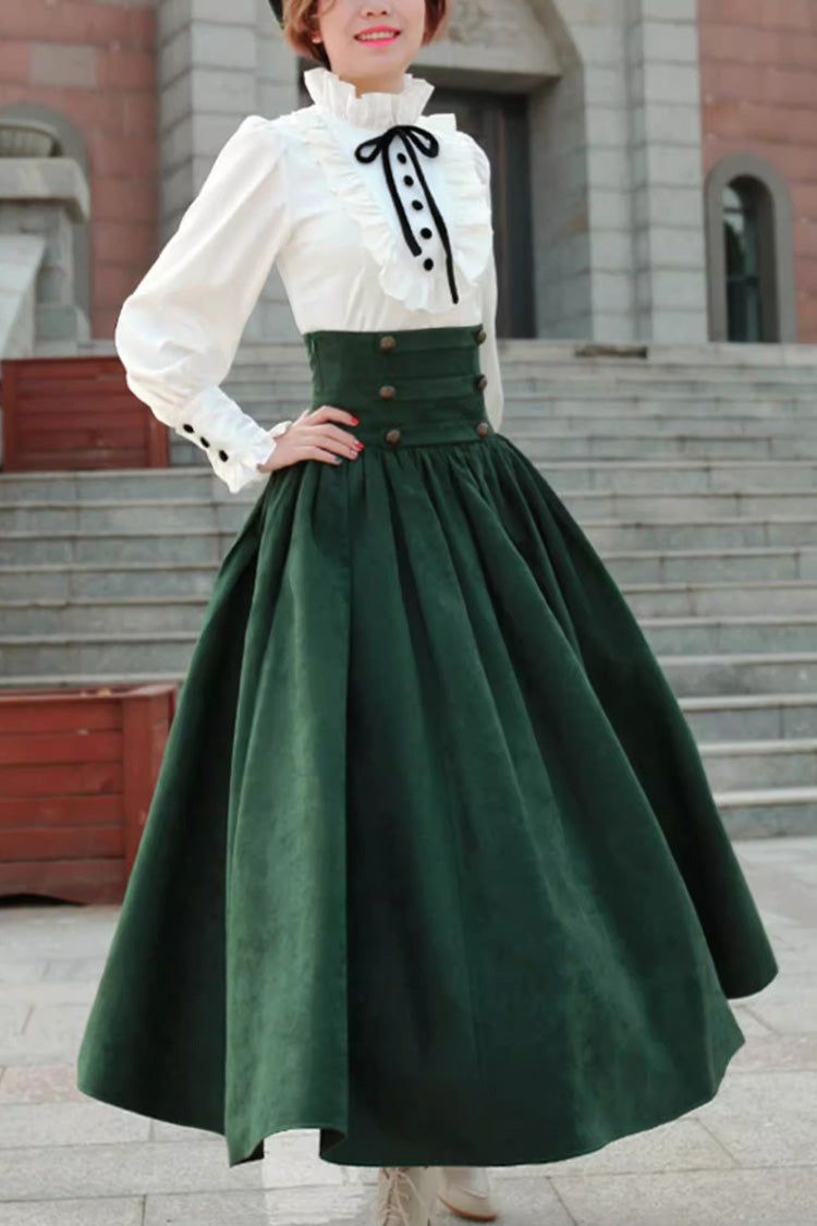 Ruffled Lolita Skirt - Magic Academy, 3 Colors, High Waist, Ruffled, Layered - additional product view 3