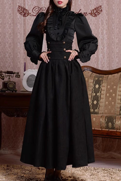 Ruffled Lolita Skirt - Magic Academy, 3 Colors, High Waist, Ruffled, Layered - additional product view 8