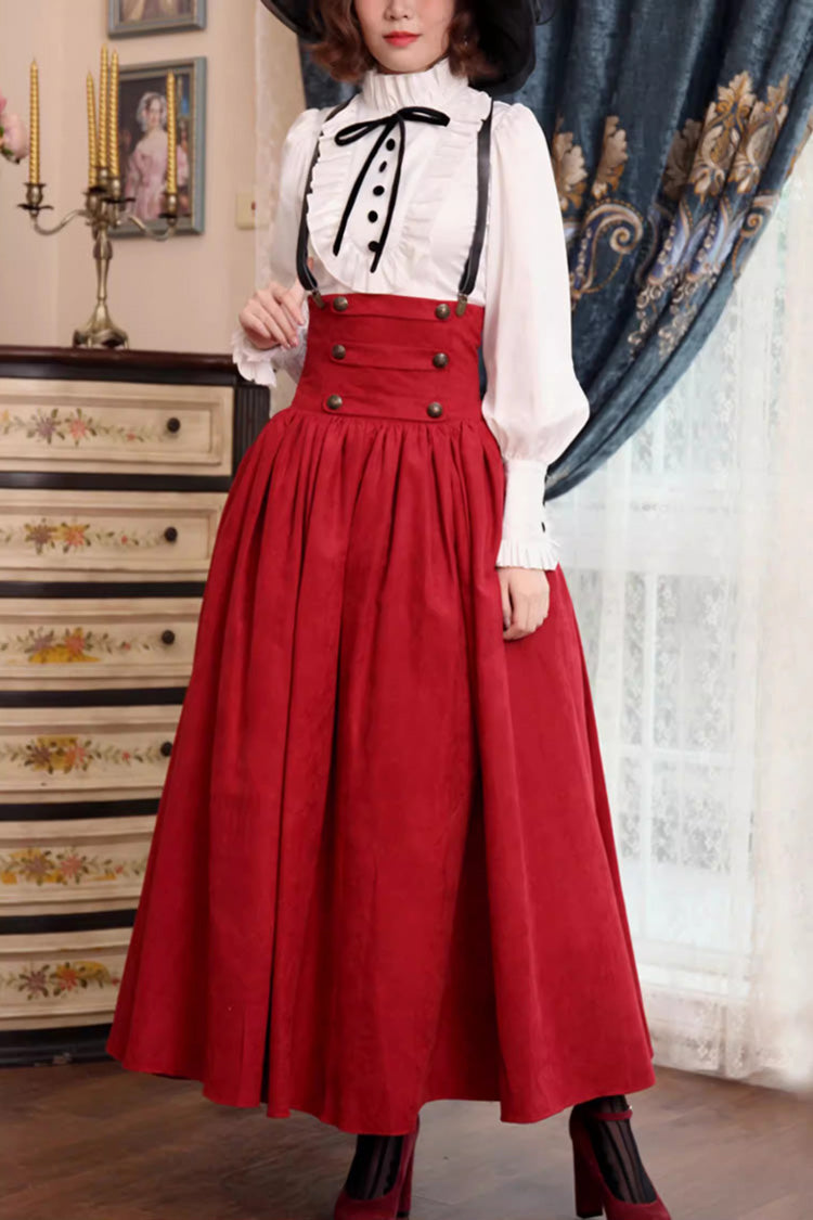 Ruffled Lolita Skirt - Magic Academy, 3 Colors, High Waist, Ruffled, Layered - additional product view 11