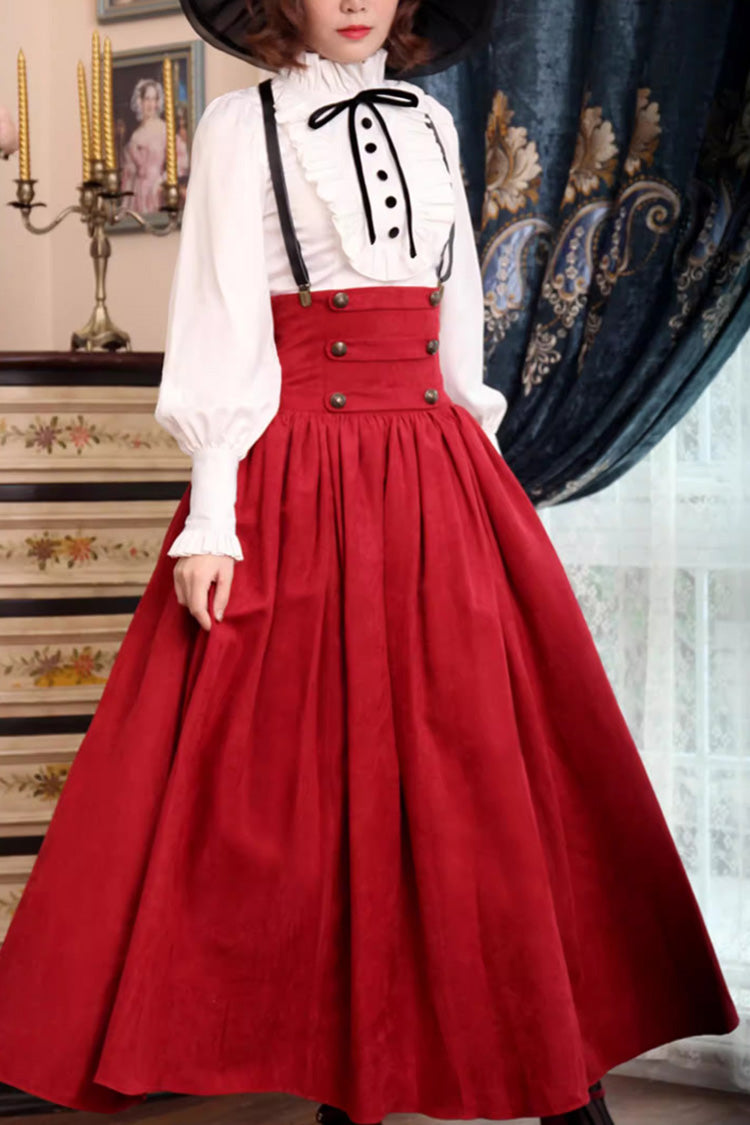 Ruffled Lolita Skirt - Magic Academy, 3 Colors, High Waist, Ruffled, Layered - additional product view 12