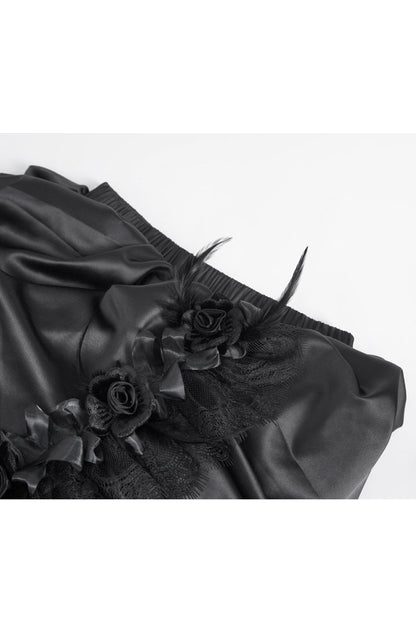 Ruffled Lolita Skirt - Multi-layer Stitching, Black, Women's Style, Gothic Style - additional product view 10