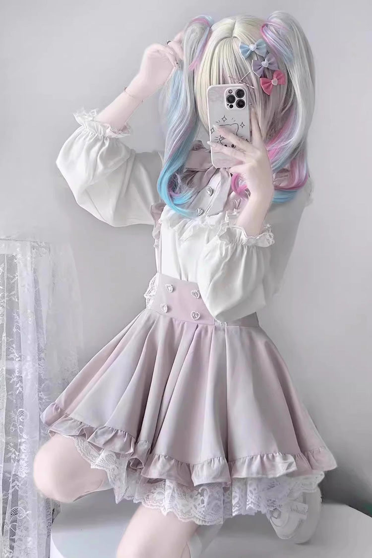 Ruffled Lolita Skirt - Puffy Hem, 2 Colors, Sweet Style, Ruffled - additional product view 3