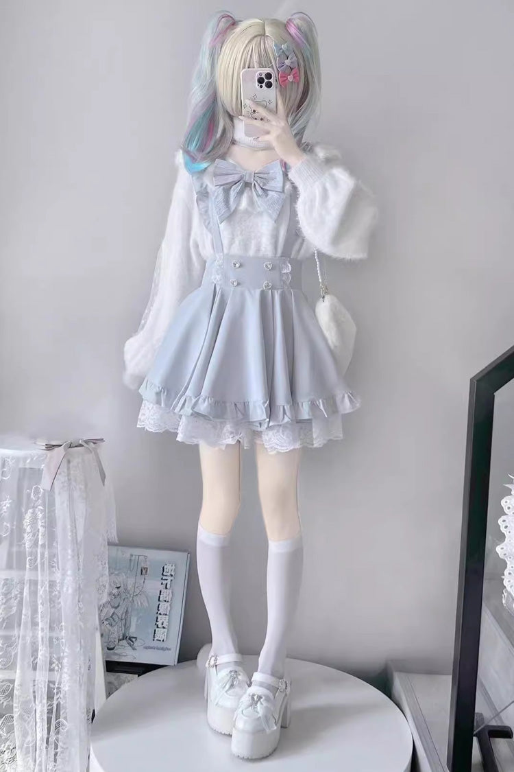 Ruffled Lolita Skirt - Puffy Hem, 2 Colors, Sweet Style, Ruffled - additional product view 5