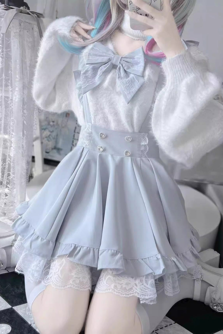 Ruffled Lolita Skirt - Puffy Hem, 2 Colors, Sweet Style, Ruffled - main product image